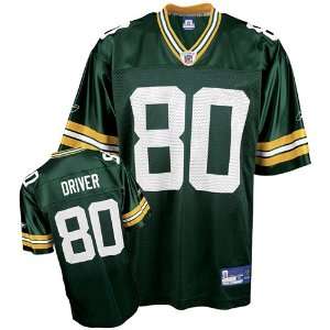 Donald Driver #80 Green Green Bay Packers Reebok NFL Premier All 
