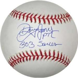 Doug Jones Autographed/Hand Signed MLB Baseball with 303 Saves 