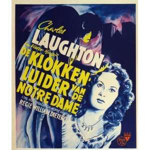   Dame Poster German 27x40Charles LaughtonMaureen OHara Edmond OBrien