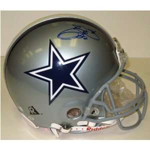 Emmitt Smith Hand Signed Autographed Dallas Cowboys Full Size Riddell 