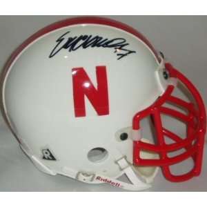  Eric Crouch Signed Nebraska Riddell Authentic Mini Helmet 