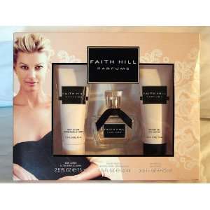 Faith Hill Parfums Gift Pack (Body Lotion, Parfum & Shower Gel)