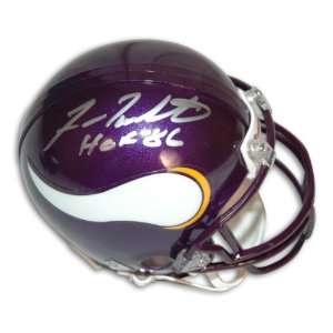 Fran Tarkenton Autographed Minnesota Vikings Mini Helmet Inscribed 