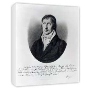  Georg Wilhelm Friedrich Hegel, engraved by   Canvas 