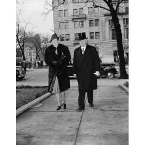  ca. 1940 Secretary Harold Ickes & wife