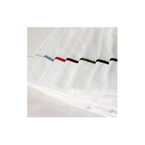 Queen Egyptian Cotton Sheet Set Linen Color White, Satin Stitch Ivy 