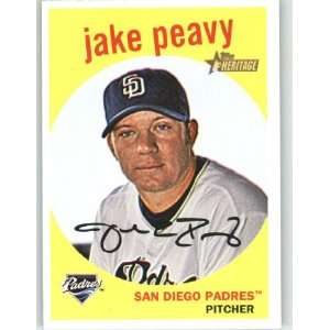 com 2008 Topps Heritage #443 Jake Peavy SP   San Diego Padres (Short 