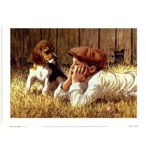   The Conversation Finest LAMINATED Print Jim Daly 8x6
