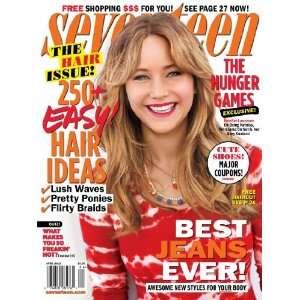 Seventeen Magazine (April 2012) Jennifer Lawrence   Hunger Games 