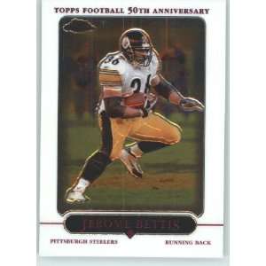 Jerome Bettis   Pittsburgh Steelers   2005 Topps Chrome Card # 102 