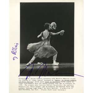 Natalia Makarova & Jerome Robbins Ballet Legends Autographed Vintage 