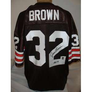 Jim Brown Autographed Jersey