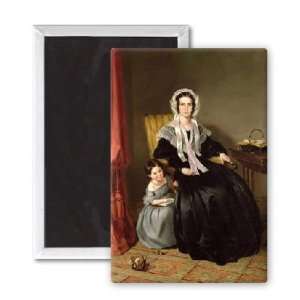  The Reading Lesson by John Callcott Horsley   3x2 inch 