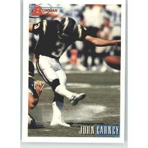  1993 Bowman #115 John Carney   San Diego Chargers 
