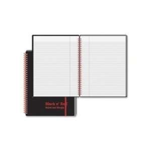  John Dickinson Black n Red Perforated Notebook   Black 