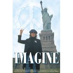 John Lennon Imagine peace STICKER statue of liberty sign symbol