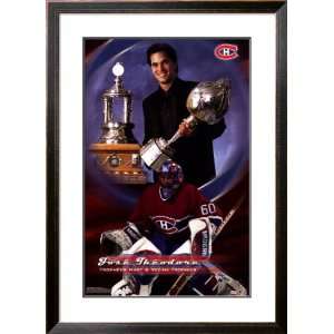 Jose Theodore   Montreal Canadiens Framed Poster Print, 32x45