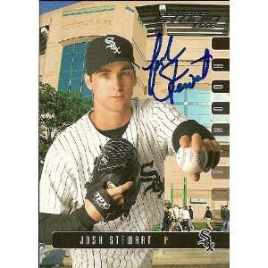 Josh Stewart Signed White Sox 2003 Donruss Studio Card