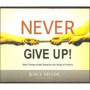  Never Give Up Joyce Meyer CD Set of 6 
