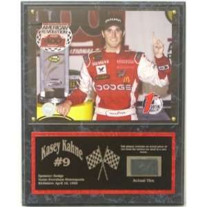 Kasey Kahne Raceused Tire Plaque