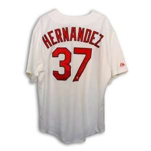 Keith Hernandez Autographed St. Louis Cardinals White Majestic 