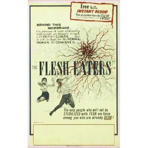   Flesh Eaters Poster B 27x40 Martin Kosleck Rita Morley Byron Sanders
