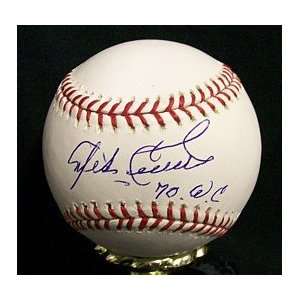  Mike Cuellar Autographed Baseball 70 W C   Autographed 