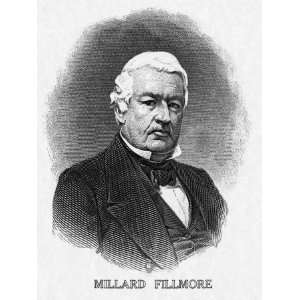  US President Millard Fillmore Premium Poster Print, 12x16 