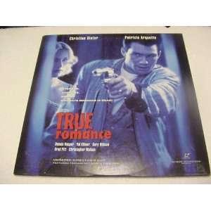  Laserdisc True Romance with Christian Slater, Patricia Arquette 