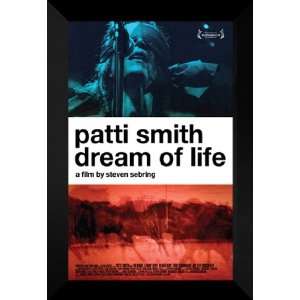 Patti Smith Dream of Life 27x40 FRAMED Movie Poster