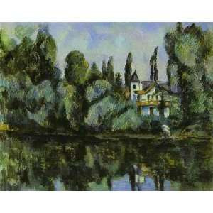   Paul Cezanne   24 x 20 inches   The Banks of the Marne