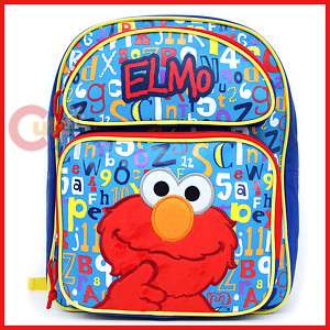 Sesame Street Elmo School Backpack Medium Bag  14  