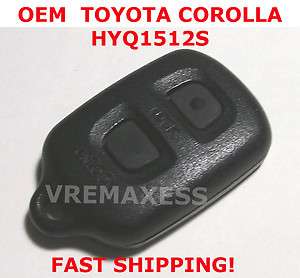 Toyota Corolla Keyless Entry Remote HYQ1512S 2 BUTTON  