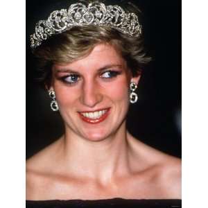 Princess Diana Visits Portugal at a Banquet Hosted by the President at 