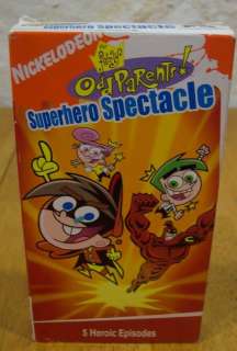 THE FAIRLY ODDPARENTS Superhero Spectacle VHS VIDEO 097368796737 