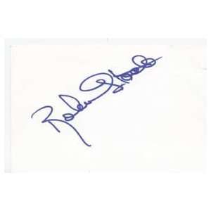 ROBERT STACK Signed Index Card In Person