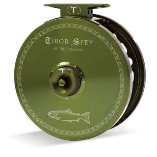 Tibor Fly Fishing Spey Fly Reel Moss Green 11 15  