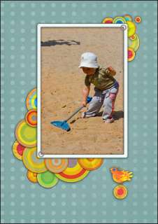 PHOTO CARDS 5x7 KIDS   Photoshop Templates   