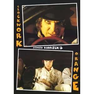  Clockwork Orange Stanley Kubrick Movie Poster / 2 Scenes 