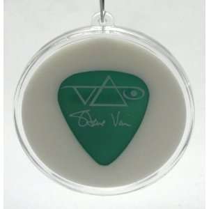 Steve Vai Green Ibanez Guitar Pick With MADE IN USA Christmas Ornament 