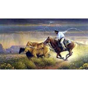  Jack Terry   Hot Pursuit Canvas Giclee