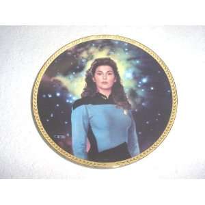  Star Trek Next Generation Counselor Deanna Troi Plate 