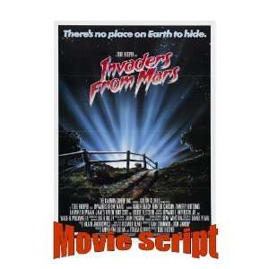 Tobe Hooper INVADERS FROM MARS (1986) Movie Script