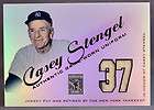 Casey Stengel 2001 Tribute Game Worn Reics RJ CS yes 3 cards  