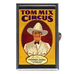 TOM MIX CIRCUS WESTERN 1937 Coin, Mint or Pill Box Made in USA