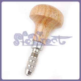 Pocket Wood Mushroom Pin Vise Drilling Bit Handle Tools  