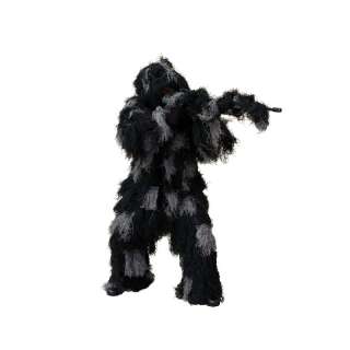 New Ghillie Suit Camo Black Paintball Sniper M/L Camouflage Hunting 5 