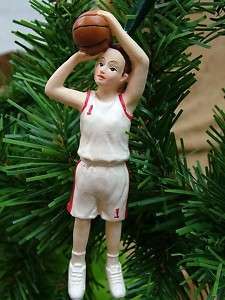 New Girls Sport Basketball Player Jersey Shoes Ornament  