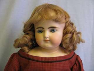   Bisque closed mouthTurned head doll Beautiful bisque hands  