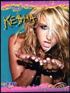 Kesha Ke$ha glitter PINUP   Miley Ray Cyrus # P545  